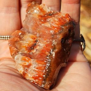 SOLD--Vibrant, High Energy Red Calcite from Mexico